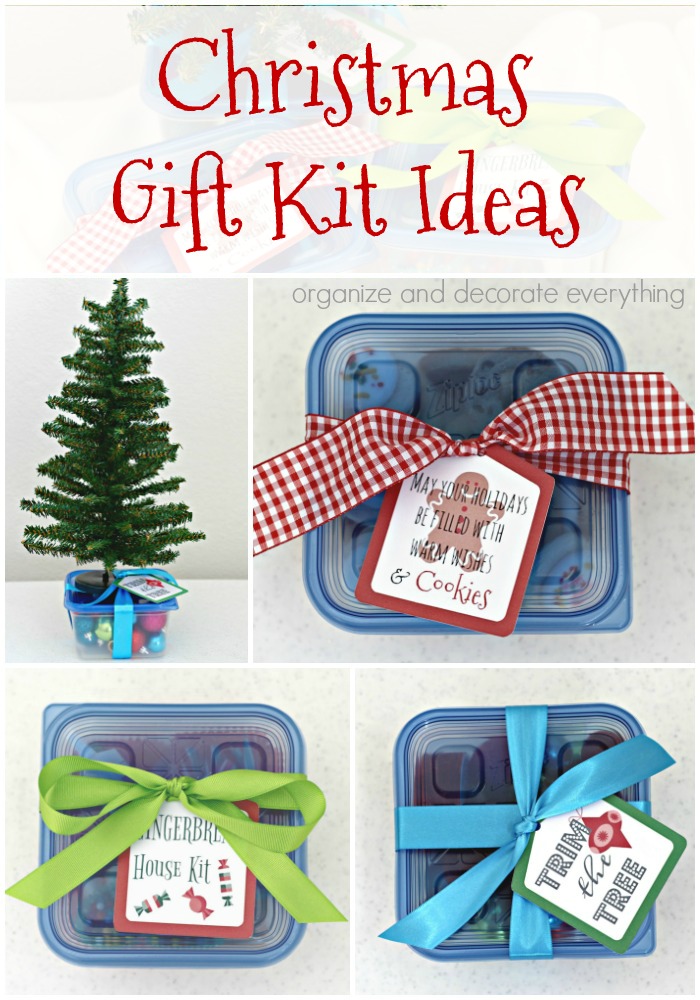 Christmas Gift Kit Ideas with Ziploc Containers