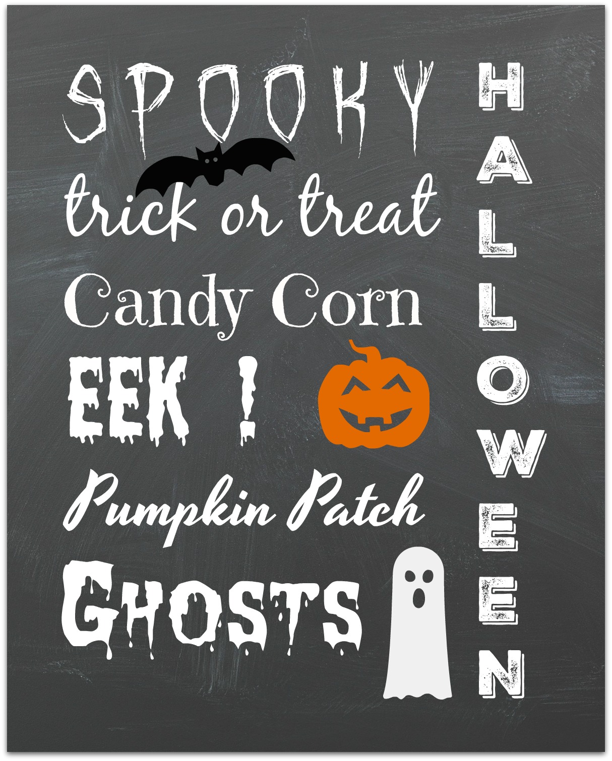Download Halloween Subway Art Printable Organize And Decorate Everything