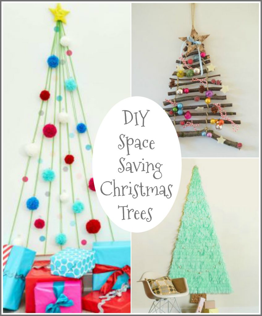 12 Creative DIY Space Saving Christmas Trees