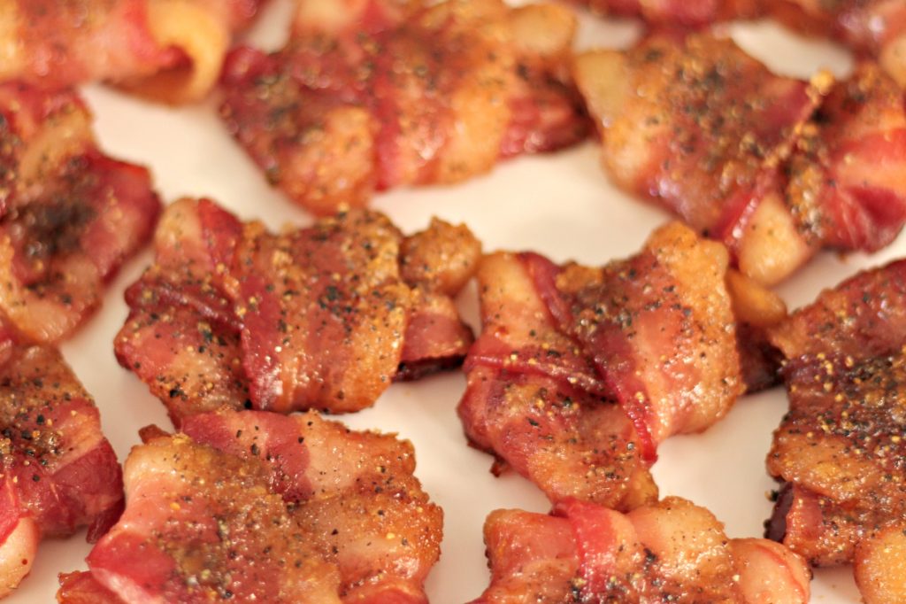 brown sugar black pepper bacon bows