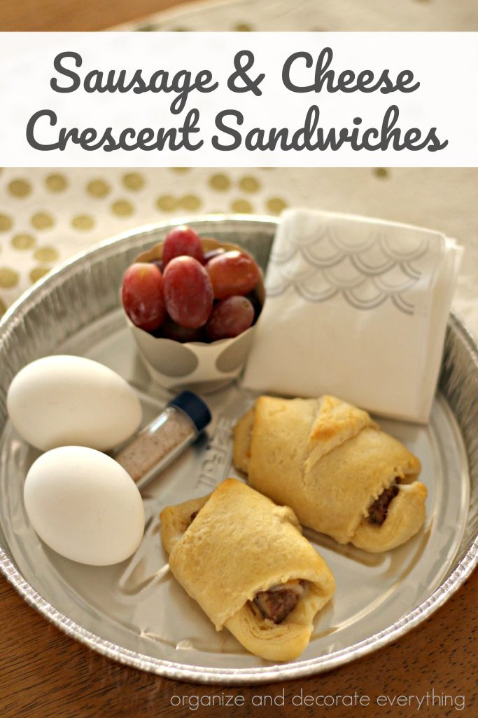 Sausage and Cheese Sandwiches for a quick and delicious breakfast during the week