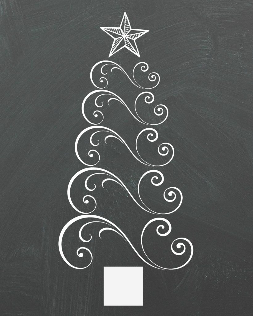 Swirly Christmas Tree