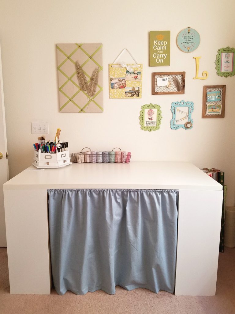 Craft Table curtain