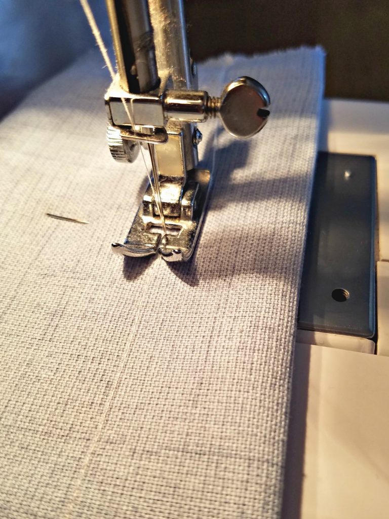 Craft Table curtain rod pocket