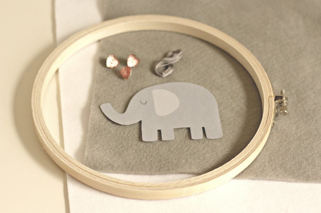 elephant hoop art supplies