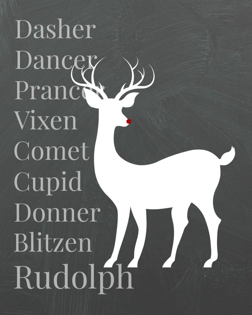 Rudolph Printable