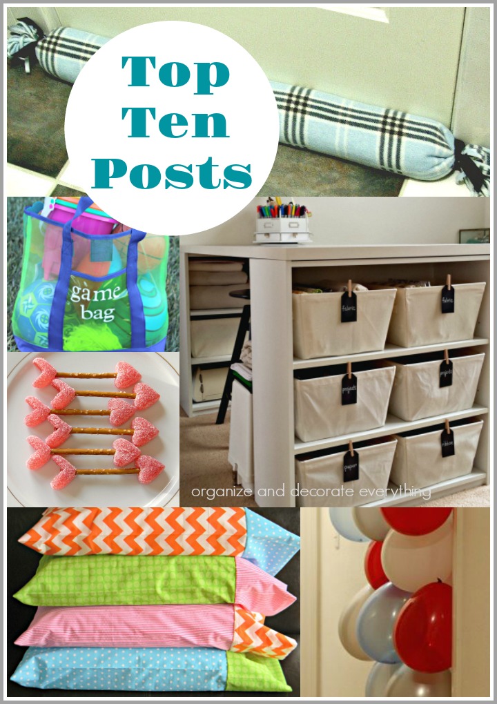 Top 10 Posts from Organize and Decorate Everything