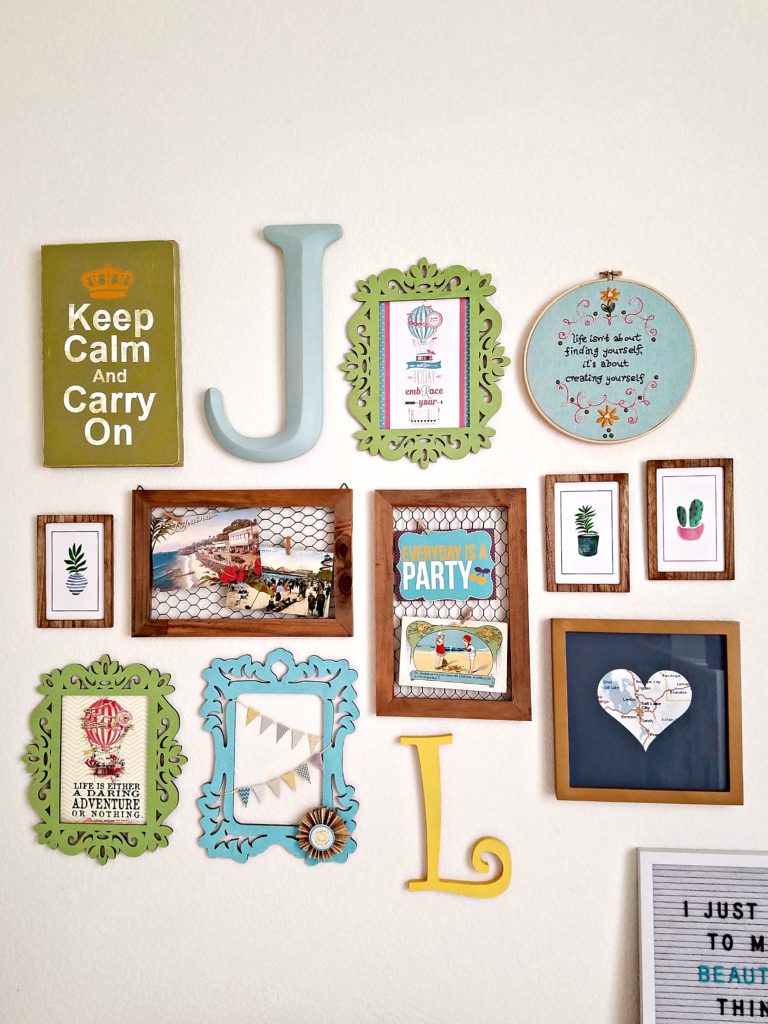 Craft Room Gallery Wall