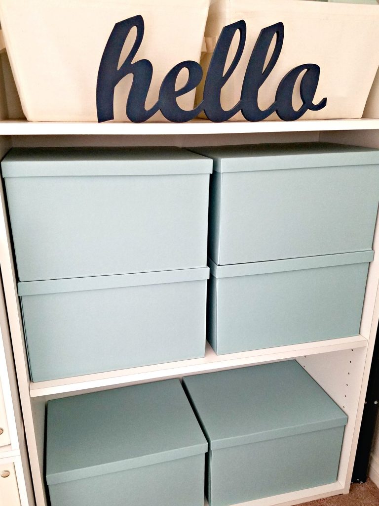 craft room storage boxes