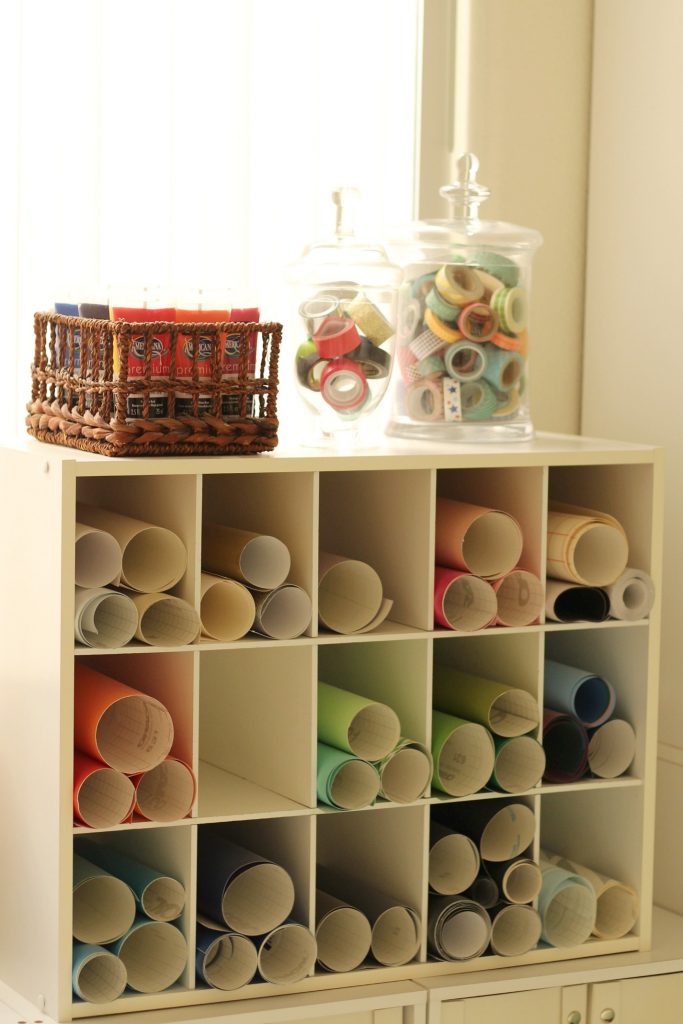 craft room vinyl storage