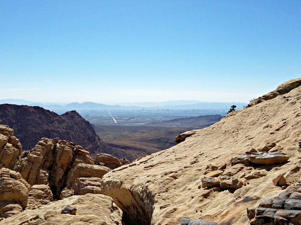 Red Rock Canyon Vegas view