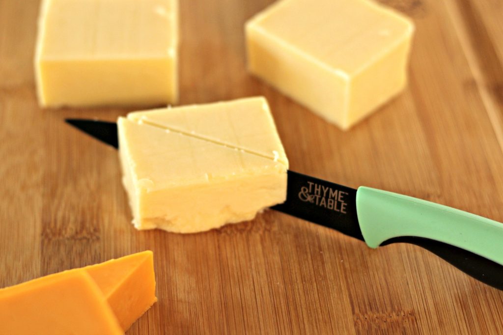 cheese and knife