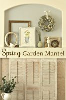 Spring Garden Mantel
