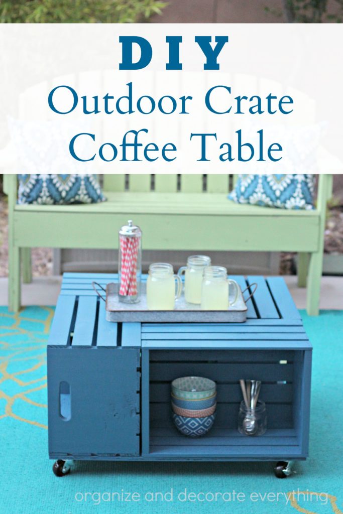 Outdoor Crate Coffee Table
