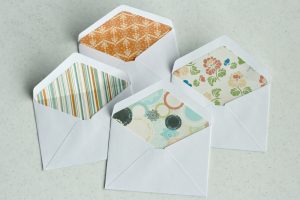 Custom Made Envelope Liners - Organize and Decorate Everything