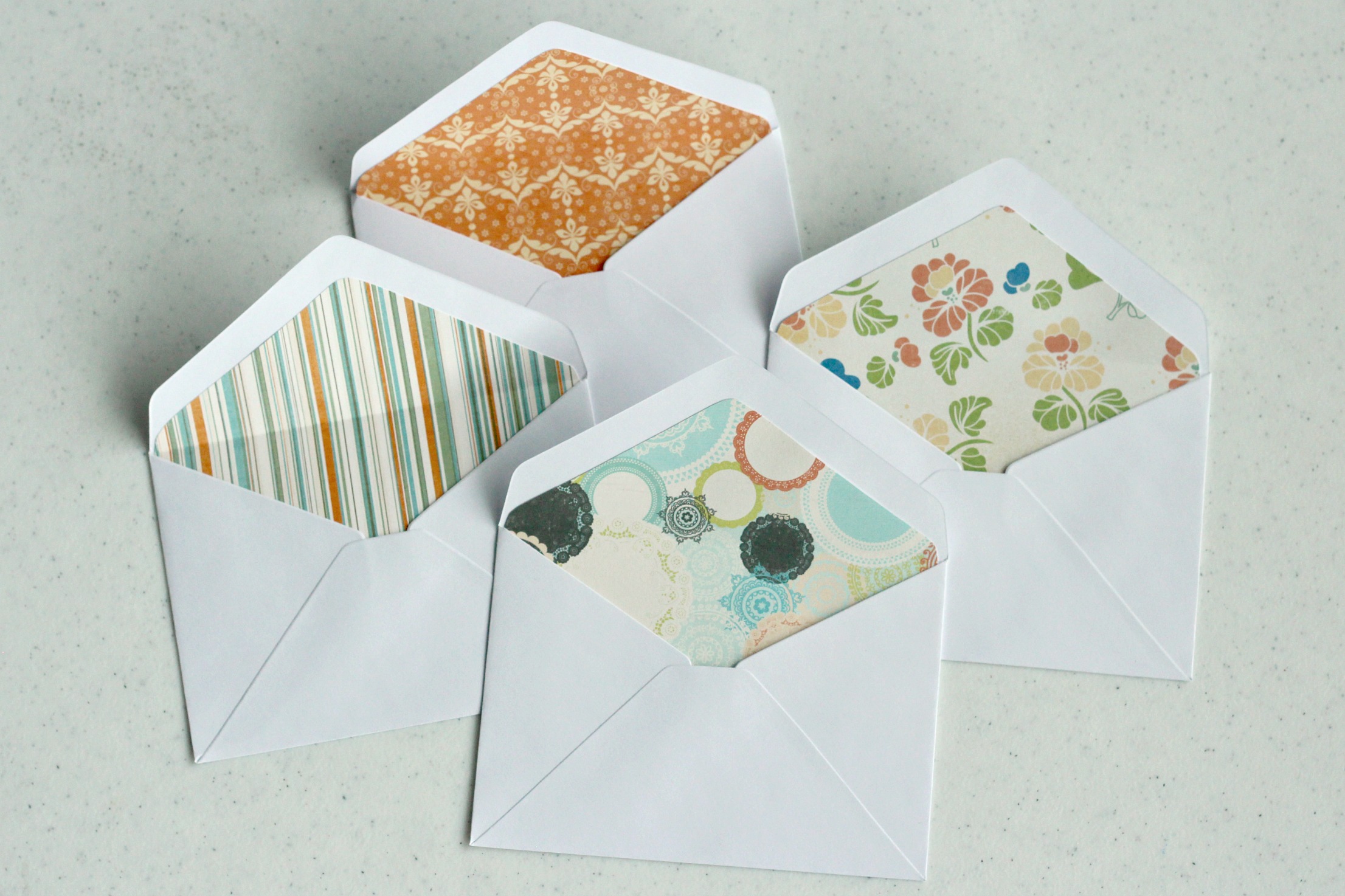 Envelope Liners inserted - Organize and Decorate Everything