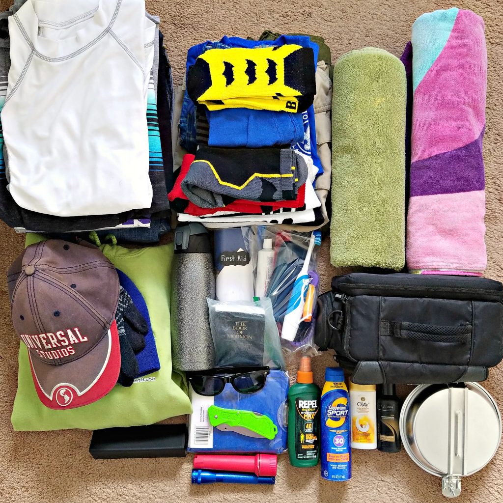 camp packing checklist