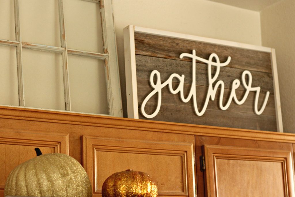Fall Home Tour gather sign