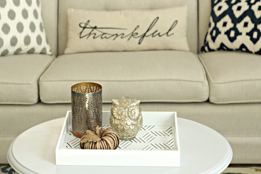 Fall Home Tour living room table