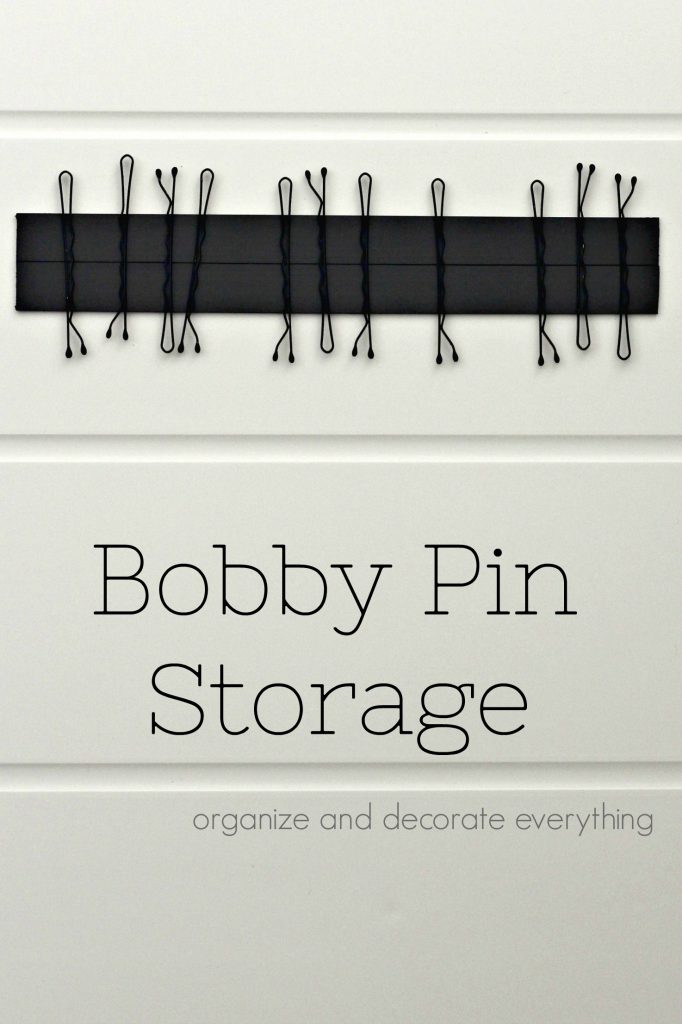 Bobby Pin Storage 