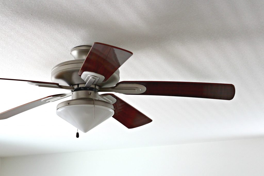 Ceiling Fan cleaned