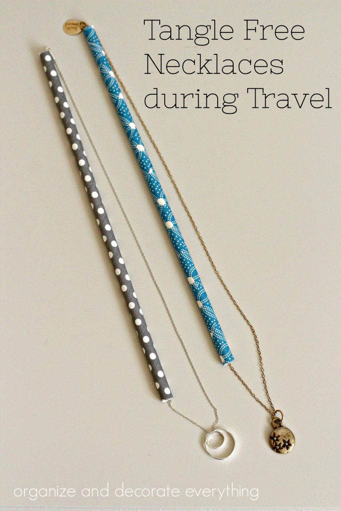 Keep Necklaces Tangle Free during Travel