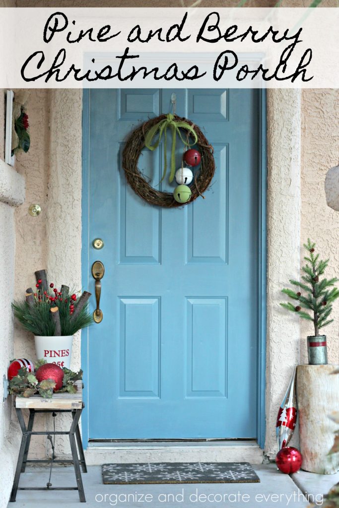 Pine and Berry Christmas Porch 1