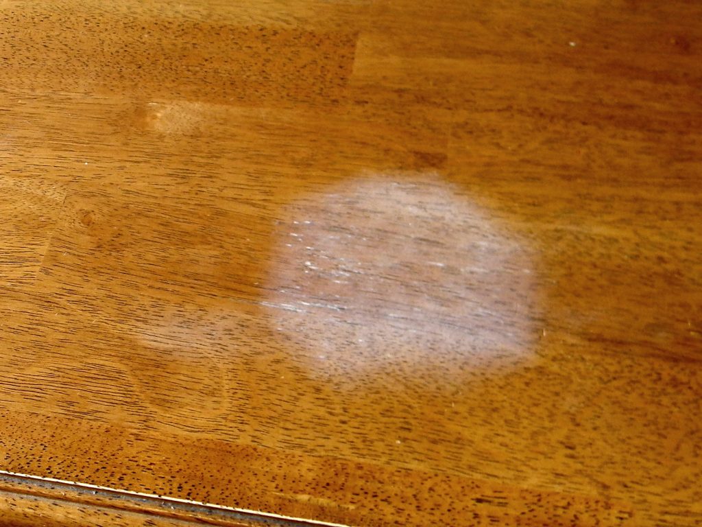 clean off table