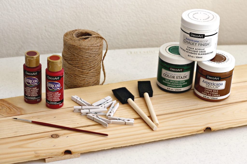paint and wood supplies