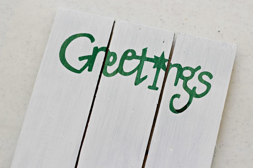 greetings lettering