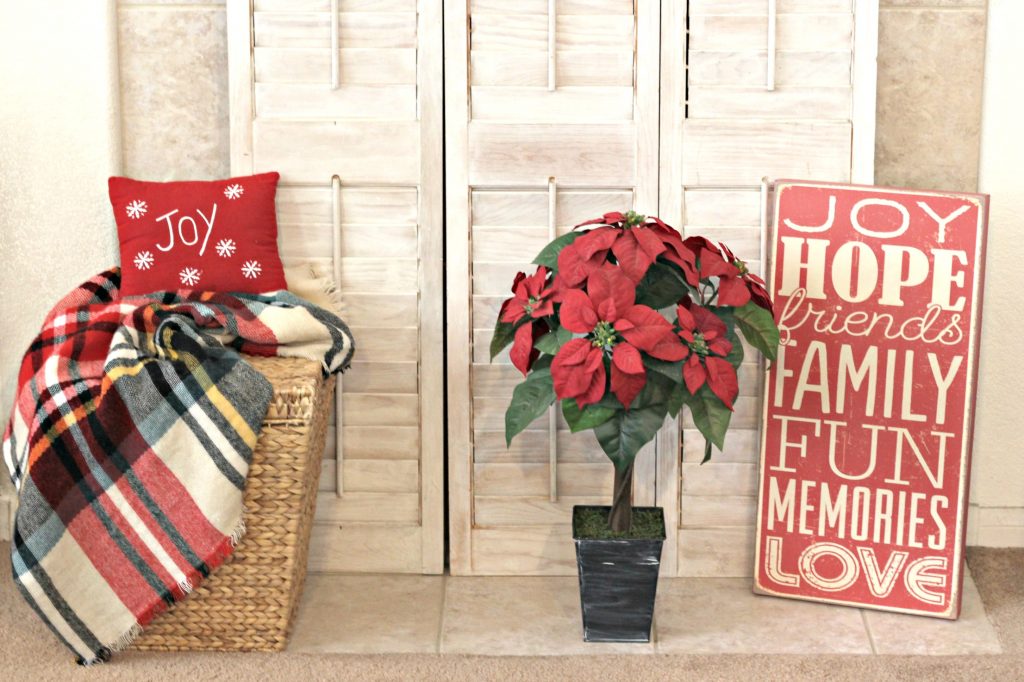 Red and White Christmas Decor - Pretty DIY Home