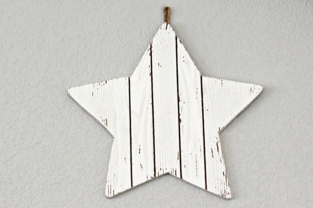 O Holy Night wood star