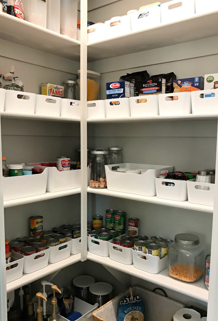 pantry preparing for guests