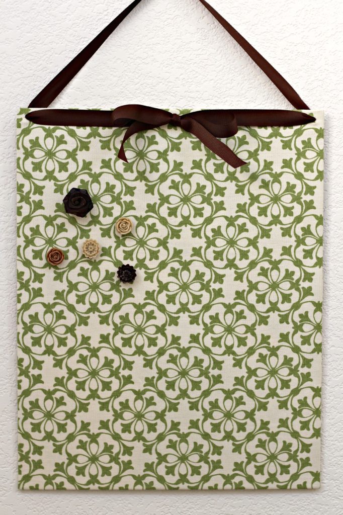 fabric covered magnetic board