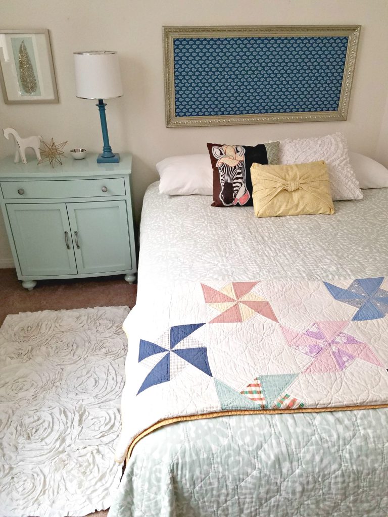 DIY Frame Headboard