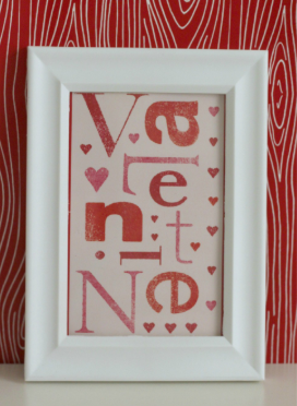 Valentines Day Framed Card