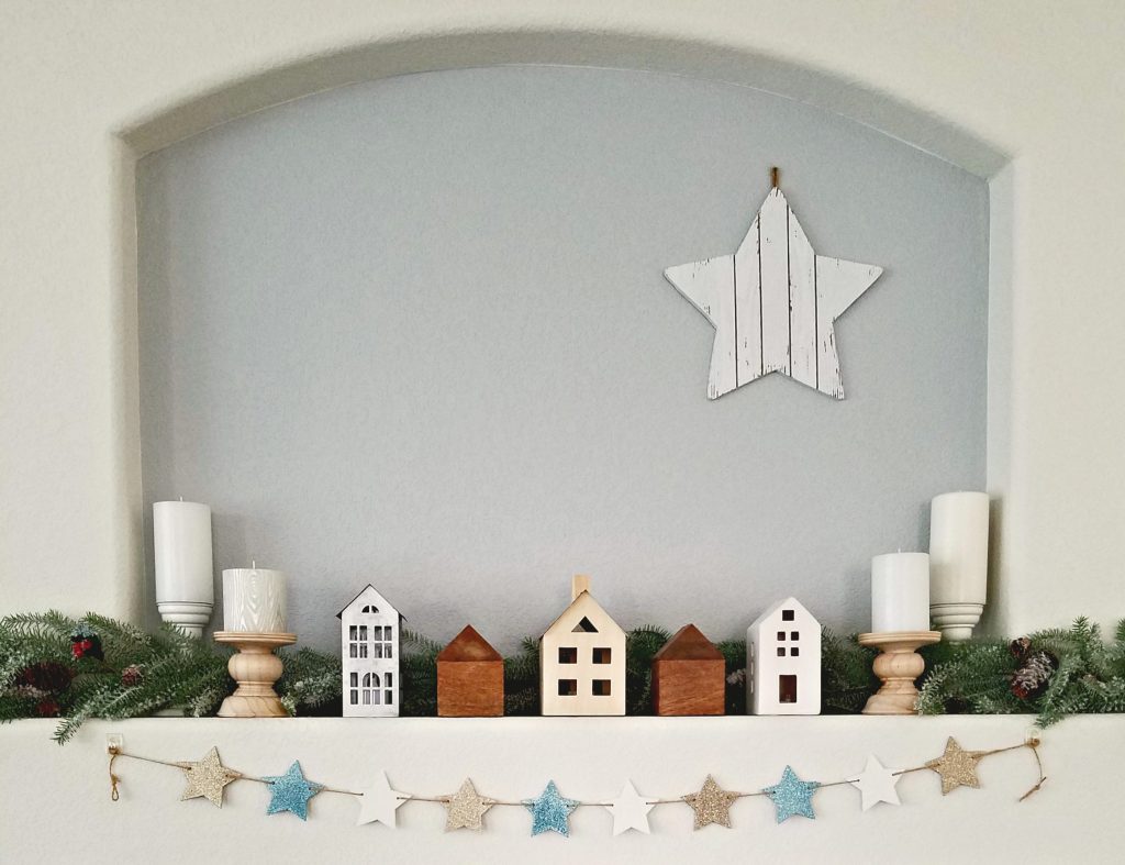 Winter Village Mantel 2