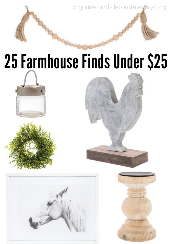 Farmhouse Finds under $25