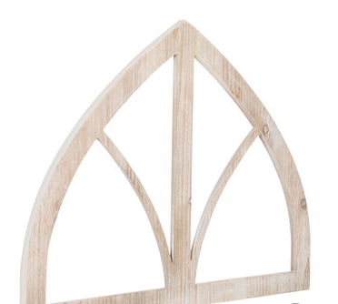 Arched Window Wood Wall Decor