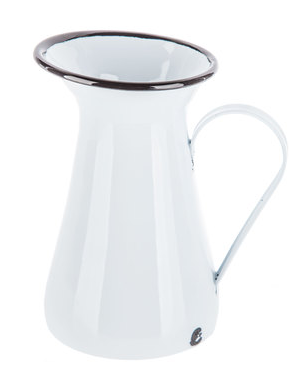 white Enamel Pitcher