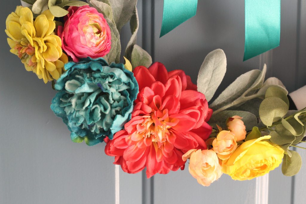 Spring Florals for wreath