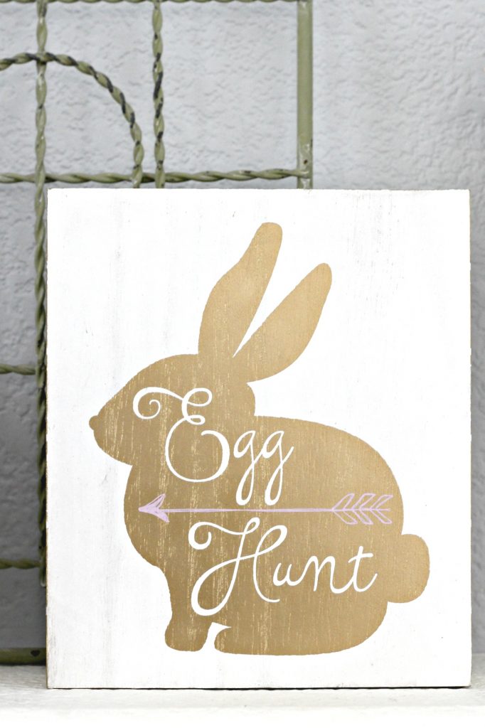 Egg Hunt sign