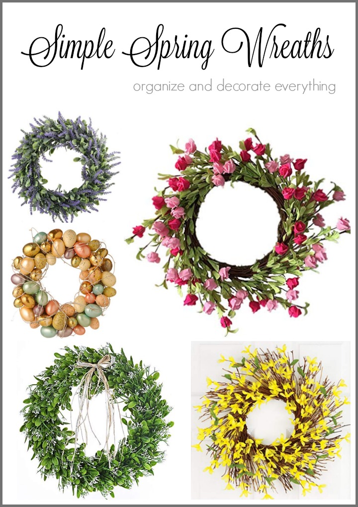 Simple Spring Wreaths