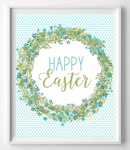 Happy Easter Printable Art