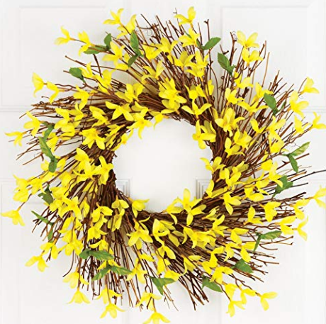 Forsythia Twig Wreath