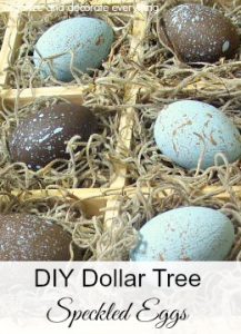 Dollar Tree Speckled Eggs