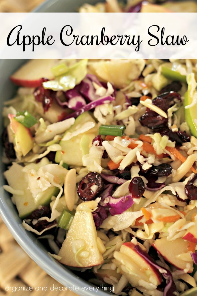 Apple Cranberry Slaw recipe