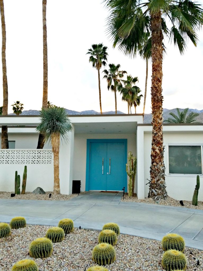 Palm Springs Colorful Doors Blue 3