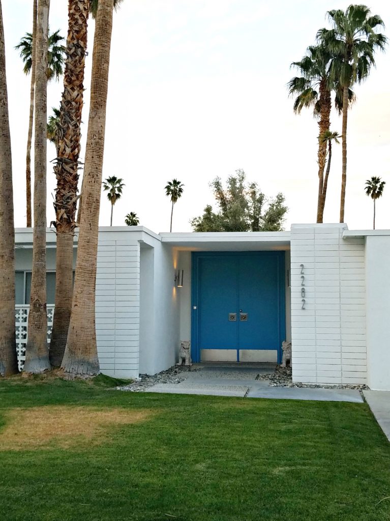 Palm Springs Colorful Doors Blue 5