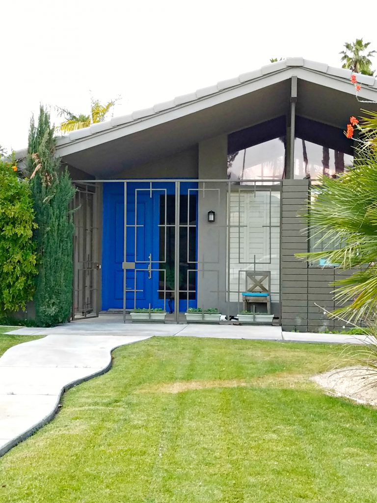 Palm Springs Colorful Doors Blue